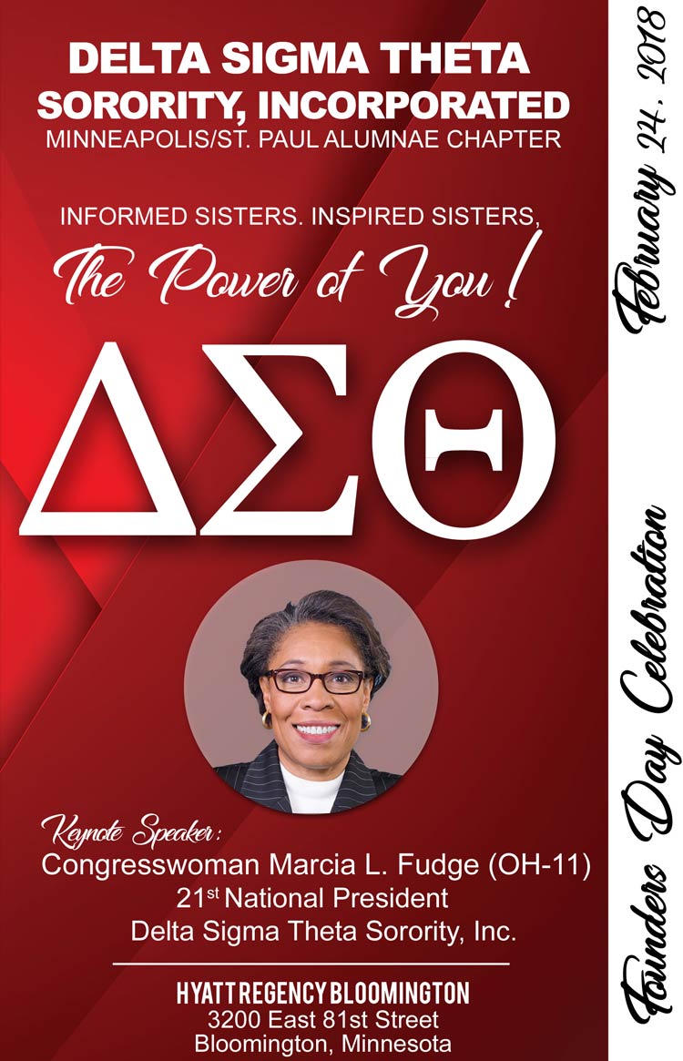 MSP Delta Sigma Theta Program Cover Cordavii Brand Consulting