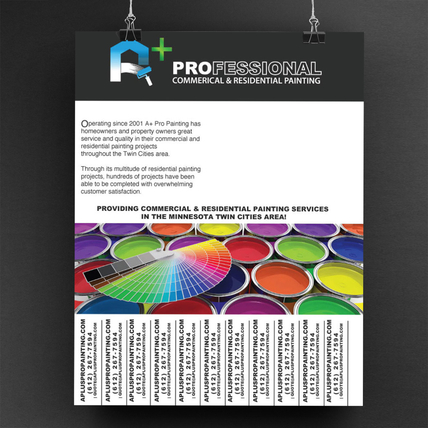 A Professional Painting Business Branding Package Cordavii