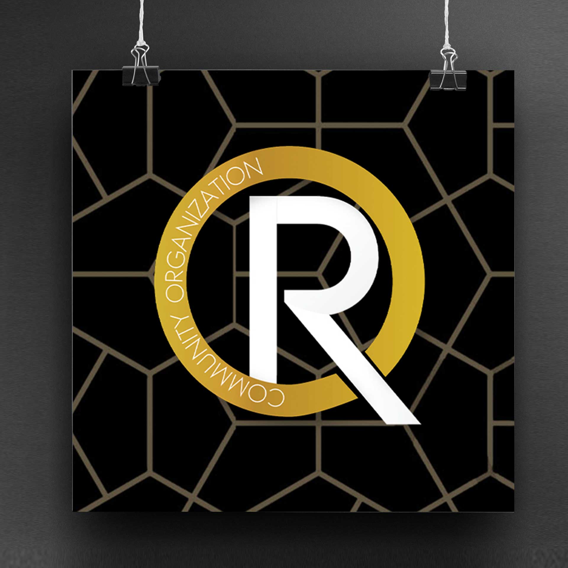 R LIFE Community Organization Non Profit Logo Design